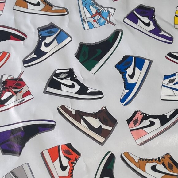 Jordan Sneaker Themed Decorative Canvas Poster Art Picture Frameless Home Decor - Picture 2 of 3